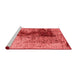 Industrial Red Washable Rugs