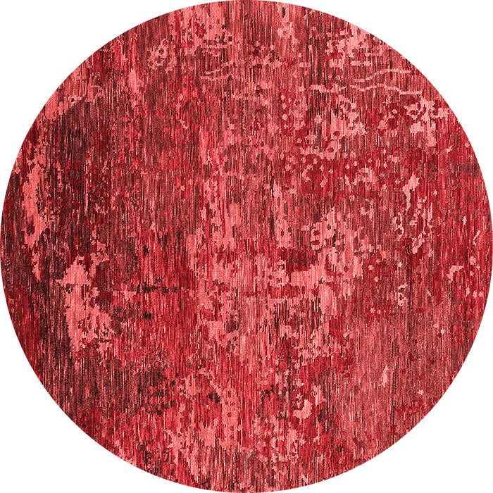 Machine Washable Oriental Red Industrial Rug, wshurb1399red