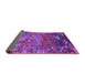 Sideview of Oriental Purple Industrial Rug, urb1399pur