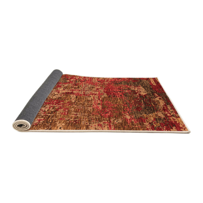Sideview of Oriental Orange Industrial Rug, urb1399org