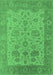Oriental Emerald Green Traditional Rug, urb1400emgrn
