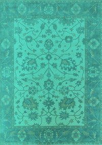 Oriental Turquoise Traditional Rug, urb1400turq