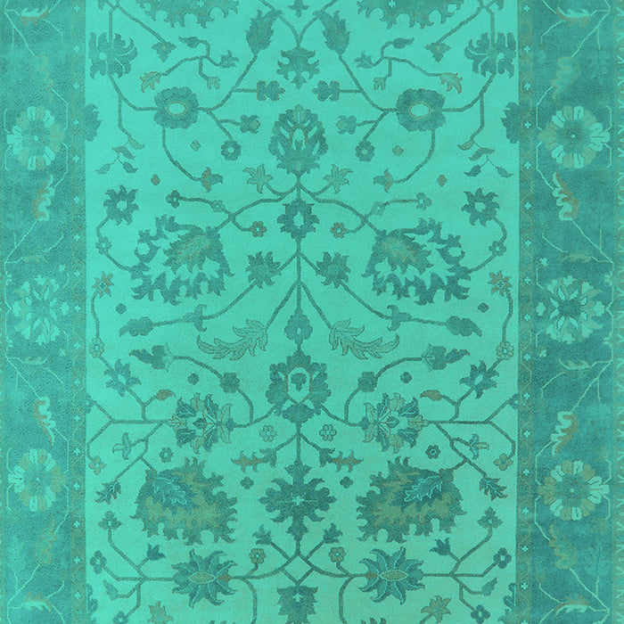 Oriental Turquoise Traditional Rug, urb1400turq