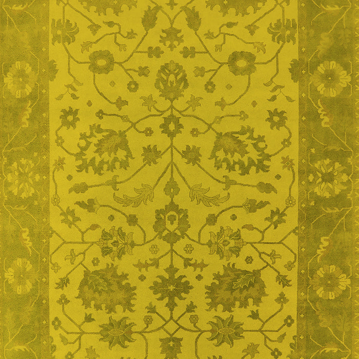 Oriental Yellow Traditional Rug, urb1400yw