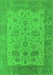 Oriental Green Traditional Rug, urb1400grn