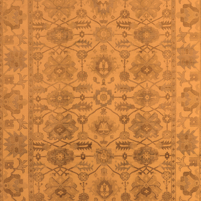 Machine Washable Oriental Orange Industrial Area Rugs, wshurb1401org