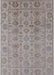 Mid-Century Modern Rose Purple Oriental Rug, urb1401