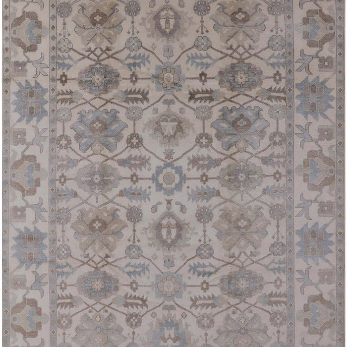 Mid-Century Modern Rose Purple Oriental Rug, urb1401