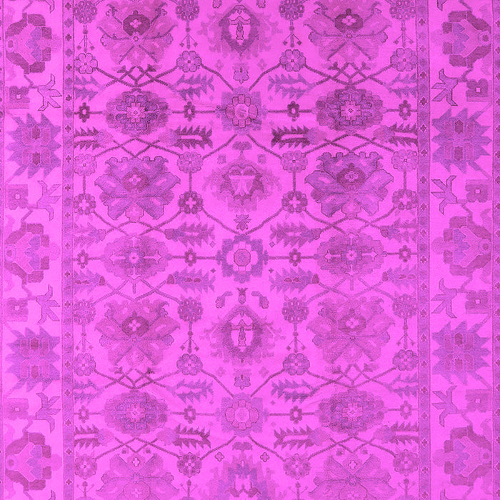 Machine Washable Oriental Pink Industrial Rug, wshurb1401pnk