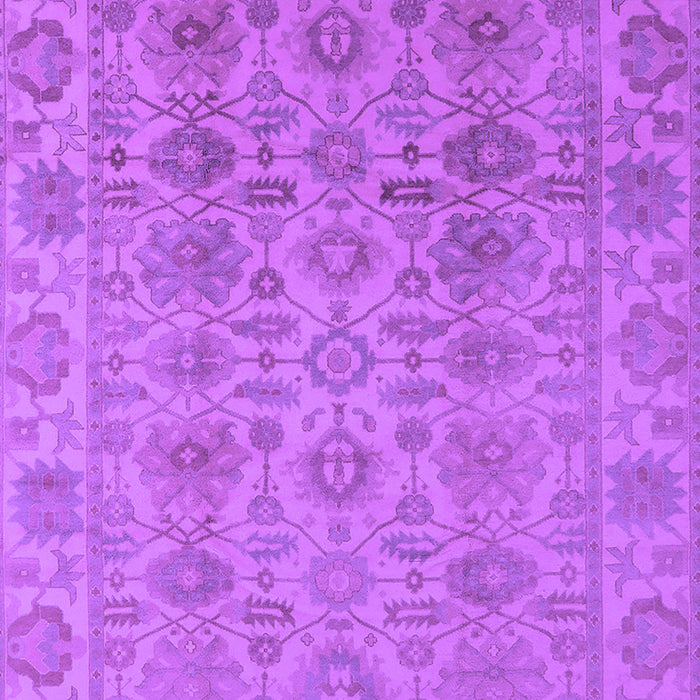Machine Washable Oriental Purple Industrial Area Rugs, wshurb1401pur