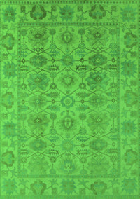 Oriental Green Industrial Rug, urb1401grn