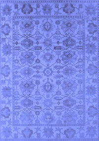 Oriental Blue Industrial Rug, urb1401blu