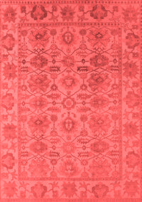 Oriental Red Industrial Rug, urb1401red