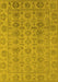 Oriental Yellow Industrial Rug, urb1401yw