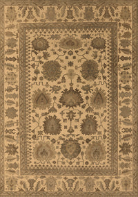 Oriental Brown Traditional Rug, urb1402brn