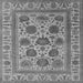 Square Oriental Gray Traditional Rug, urb1402gry