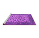 Sideview of Machine Washable Oriental Purple Traditional Area Rugs, wshurb1403pur