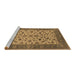 Sideview of Machine Washable Oriental Brown Traditional Rug, wshurb1403brn