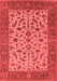 Oriental Red Traditional Area Rugs