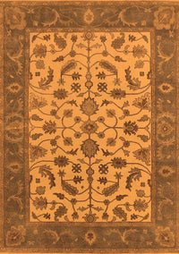 Oriental Orange Traditional Rug, urb1403org