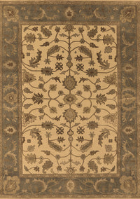 Oriental Brown Traditional Rug, urb1403brn