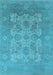 Oriental Light Blue Industrial Rug, urb1404lblu