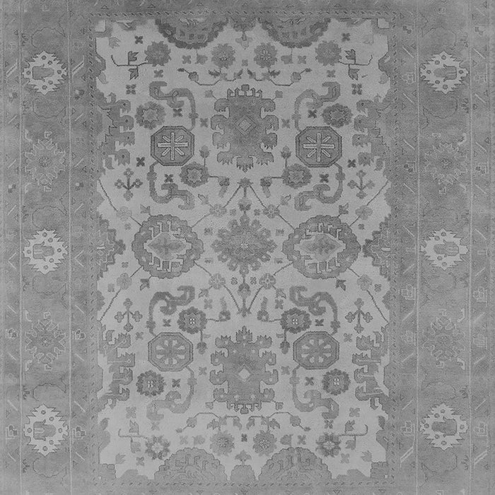 Machine Washable Oriental Gray Industrial Rug, wshurb1404gry