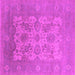 Square Oriental Pink Industrial Rug, urb1404pnk