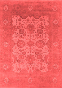 Oriental Red Industrial Rug, urb1404red