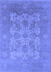 Oriental Blue Industrial Rug, urb1404blu