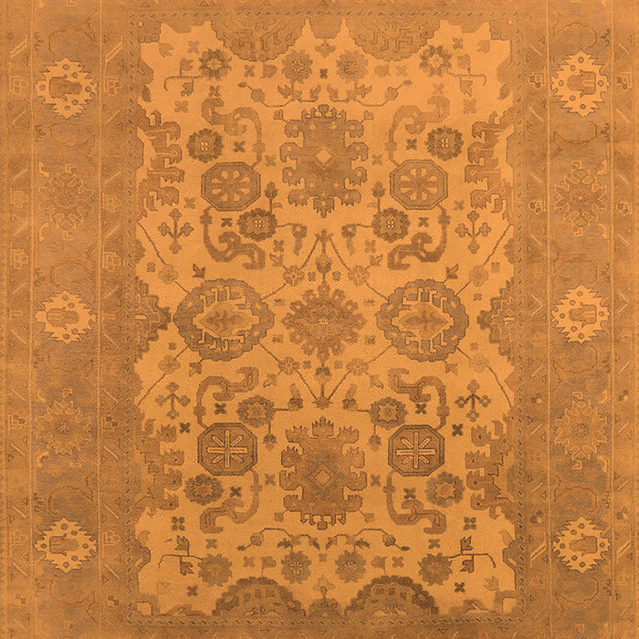 Machine Washable Oriental Orange Industrial Area Rugs, wshurb1404org