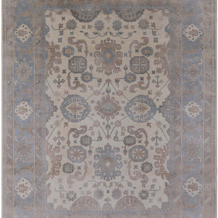 Mid-Century Modern Rosy Brown Pink Oriental Rug, urb1404