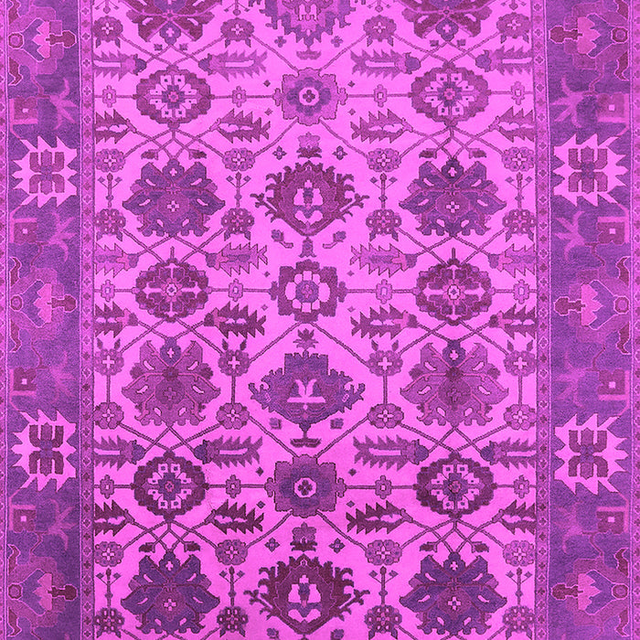 Machine Washable Oriental Pink Industrial Rug, wshurb1405pnk
