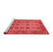 Industrial Red Washable Rugs