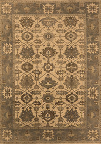 Oriental Brown Industrial Rug, urb1405brn