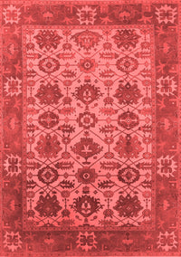 Oriental Red Industrial Rug, urb1405red