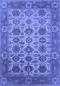 Oriental Blue Industrial Rug, urb1405blu