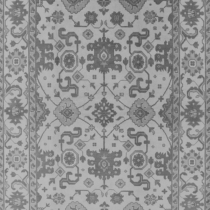 Machine Washable Oriental Gray Traditional Rug, wshurb1406gry