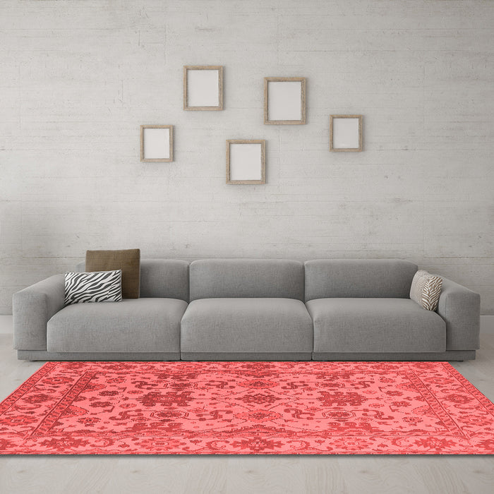 Traditional Red Washable Rugs