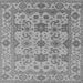 Square Oriental Gray Traditional Rug, urb1406gry