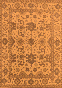 Oriental Orange Traditional Rug, urb1406org