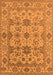 Oriental Orange Traditional Rug, urb1406org