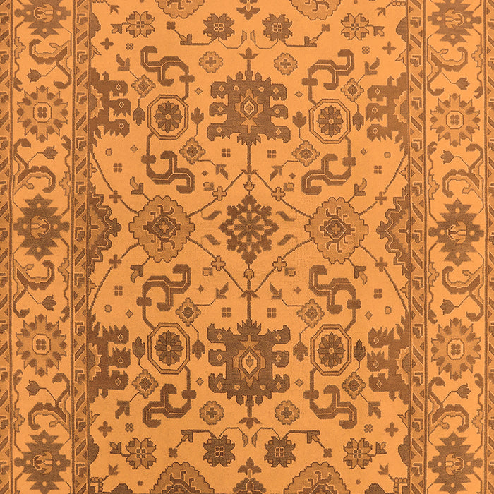 Oriental Orange Traditional Rug, urb1406org