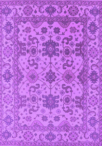 Oriental Purple Traditional Rug, urb1406pur