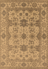 Oriental Brown Traditional Rug, urb1406brn