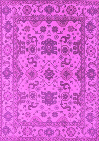 Oriental Pink Traditional Rug, urb1406pnk