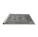 Sideview of Machine Washable Oriental Gray Traditional Rug, wshurb1407gry