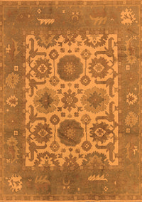 Oriental Orange Traditional Rug, urb1407org