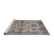 Sideview of Machine Washable Industrial Modern Puce Purple Rug, wshurb1408