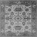 Square Oriental Gray Traditional Rug, urb1408gry